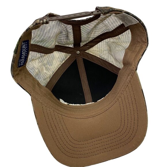 Groz Beckert Realtree Camo SnapBack Hat Paramount Apparel Mesh Cap Camouflage - Picture 8 of 10
